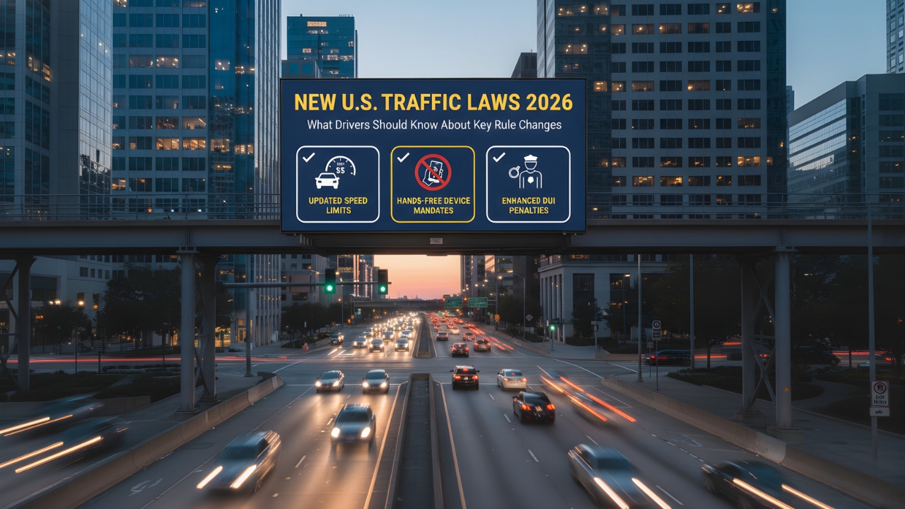 New U.S. Traffic Laws in 2026: What Drivers Should Know About Key Rule Changes