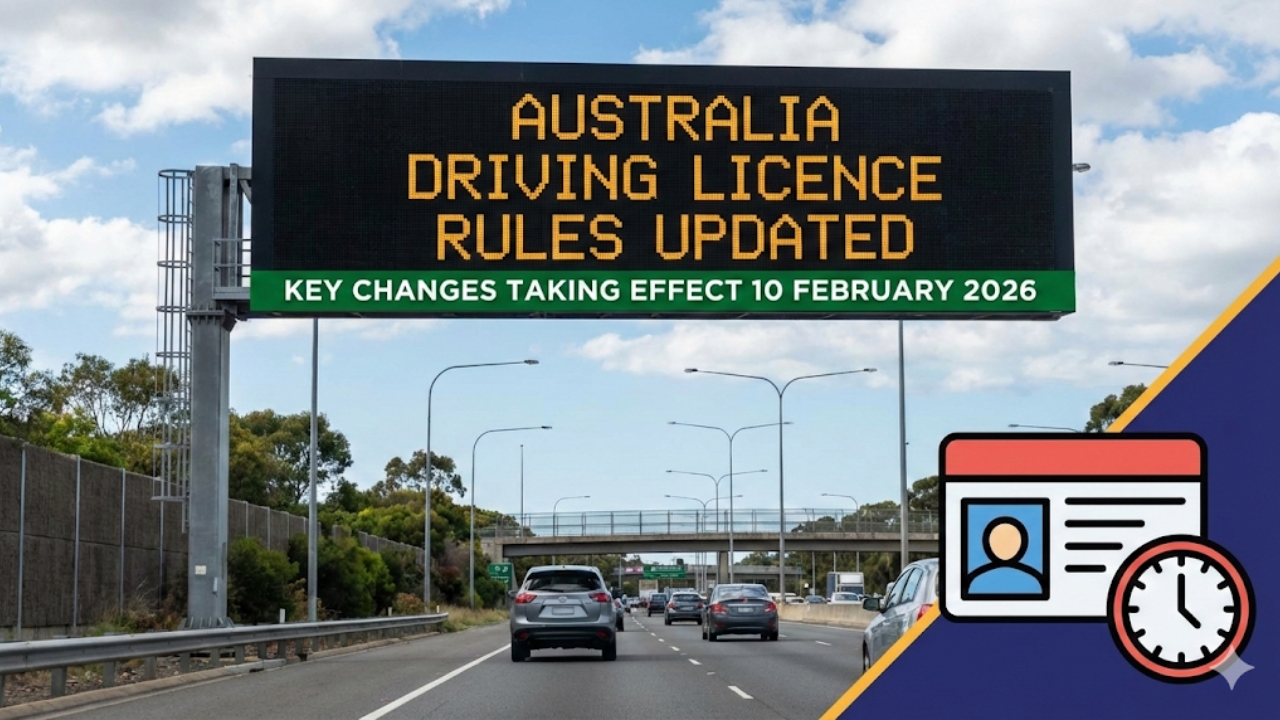 Australia Driving Licence Rules Updated: Key Changes Taking Effect 10 February 2026