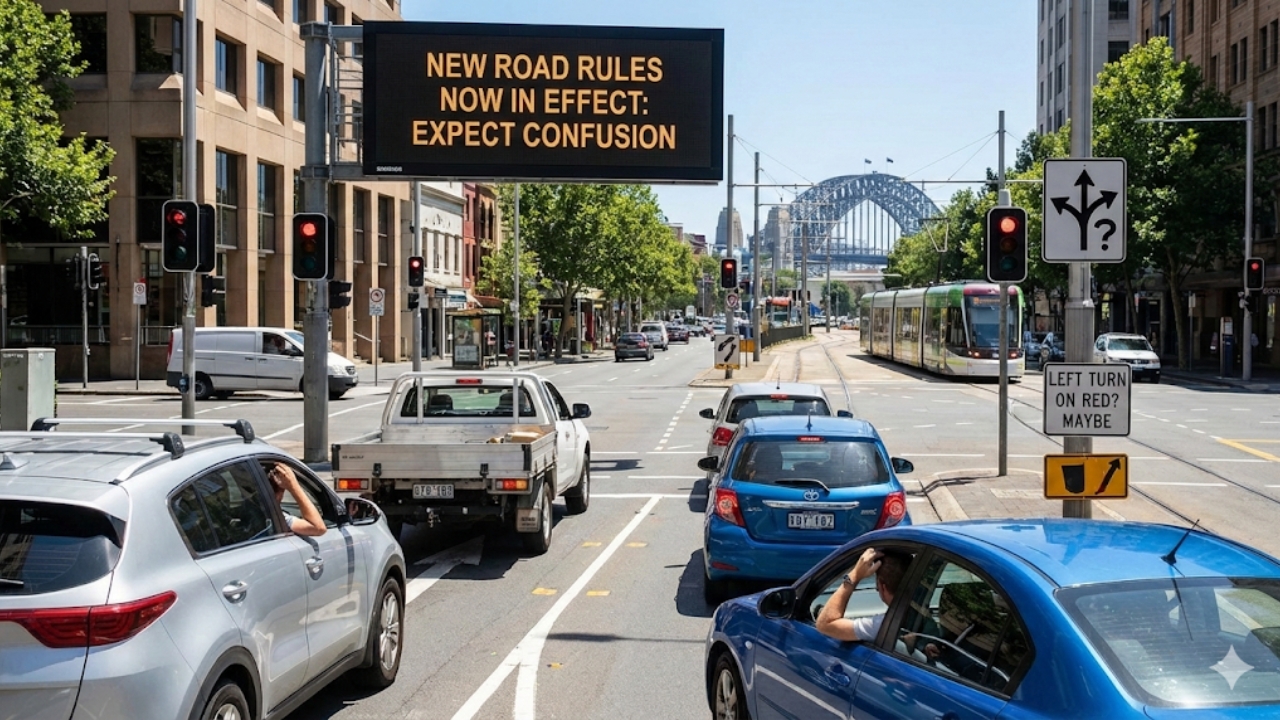 Drivers Puzzled as New Road Rules Roll Out Across Australia