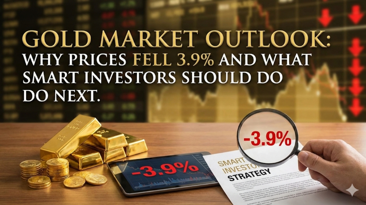 Gold Market Outlook: Why Prices Fell 3.9% and What Smart Investors Should Do Next