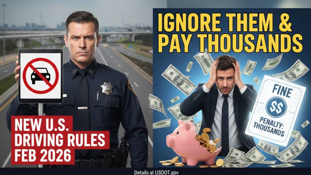 New U.S. Driving Rules Take Effect February 2026 — Ignore Them and Pay Thousands