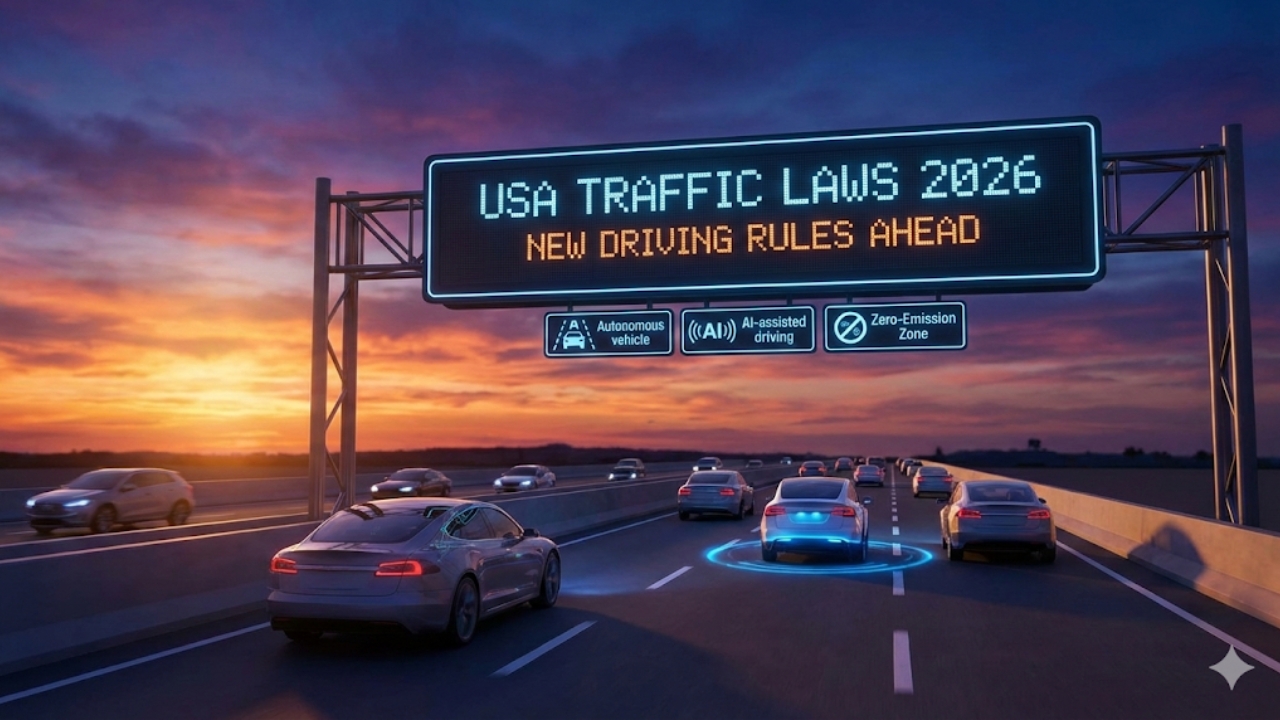 USA Traffic Laws 2026: New Driving Rules Every Driver Must Know Before Hitting the Road